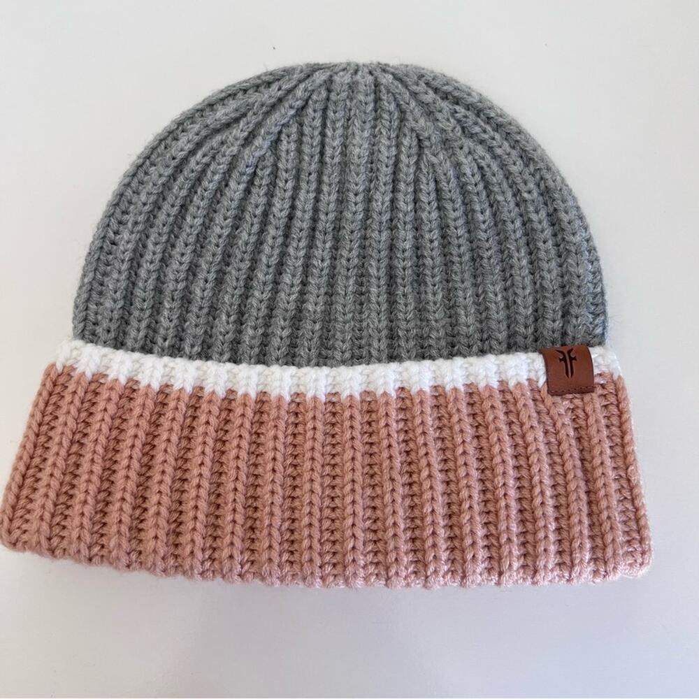 Frye‎ Colorblock Knitted Beanie